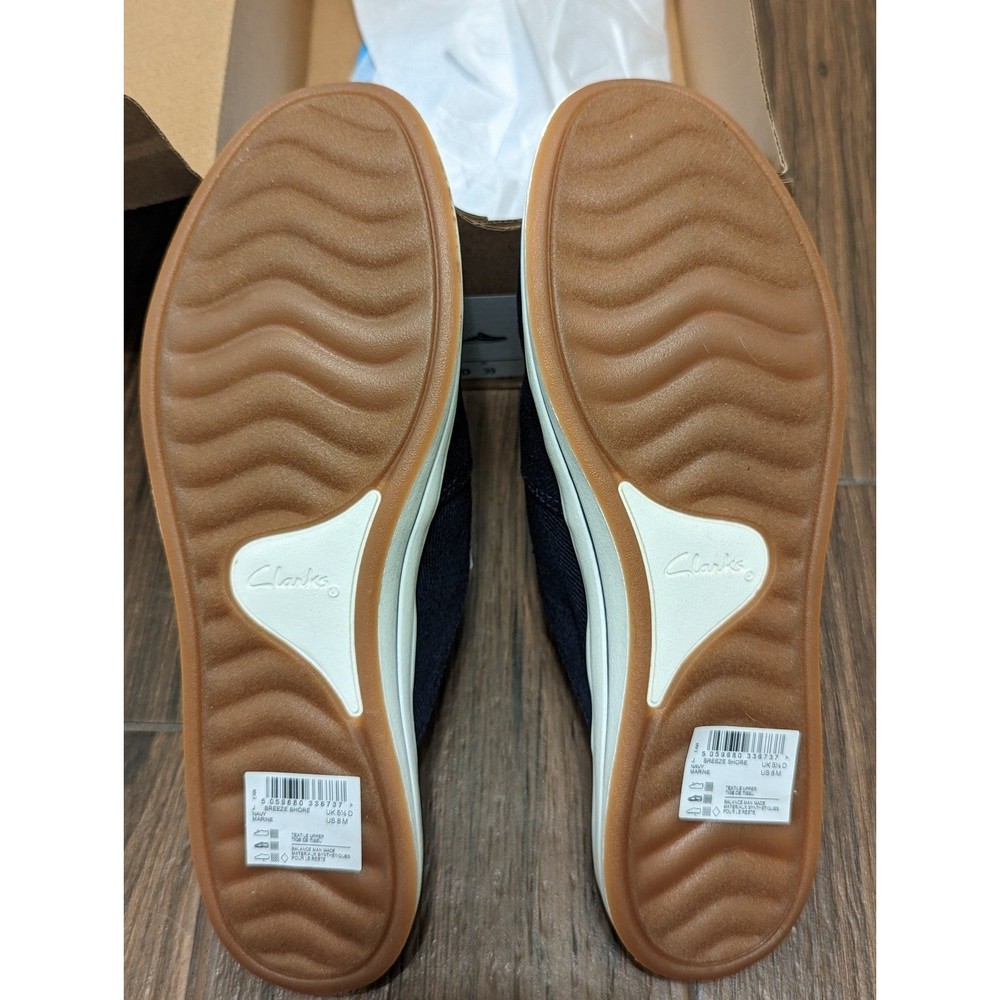 Clarks Cloudstepper Breeze Shore Mules Shoes - Picture 6 of 10